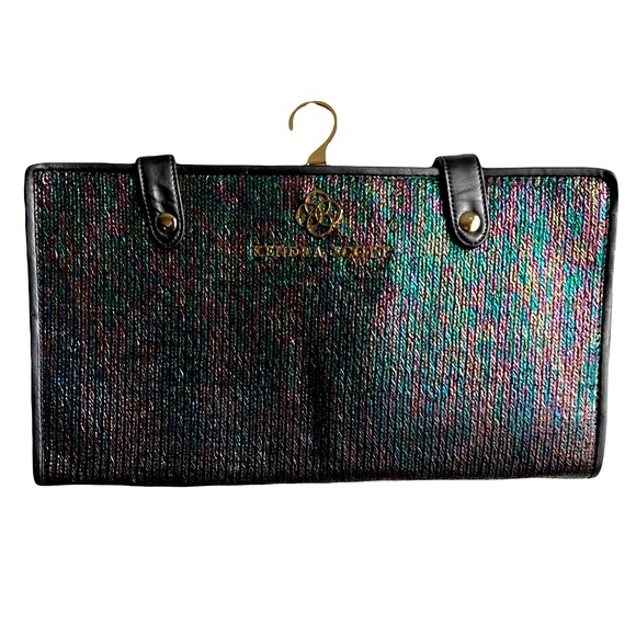 Kendra Scott Bags Kendra Scott Iridescent Metallic Jet Set Jewelry